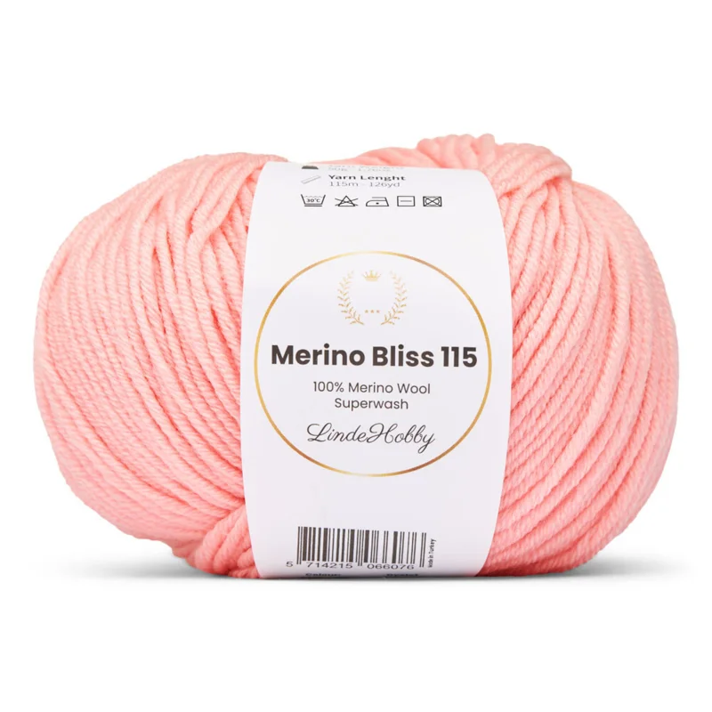 LindeHobby Merino Bliss 115 21 Rosa pesca