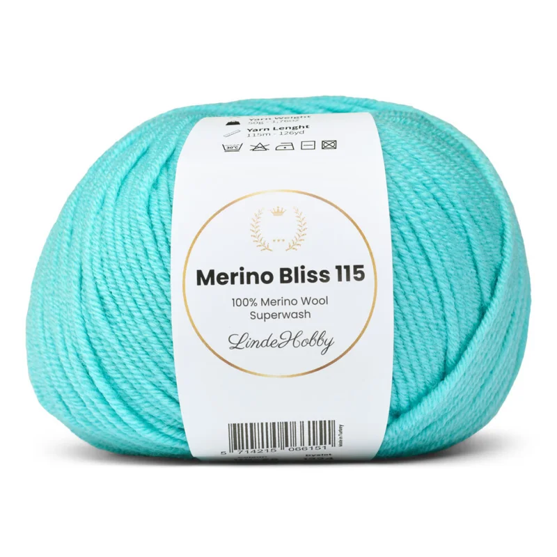 LindeHobby Merino Bliss 115 29 Verde acqua chiaro