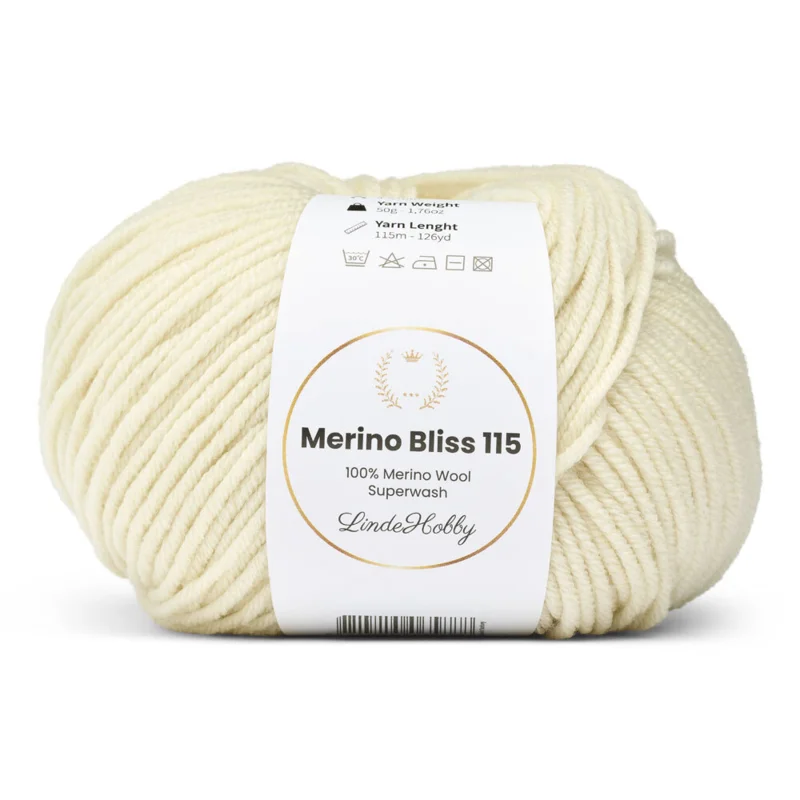 LindeHobby Merino Bliss 115 02 Avorio