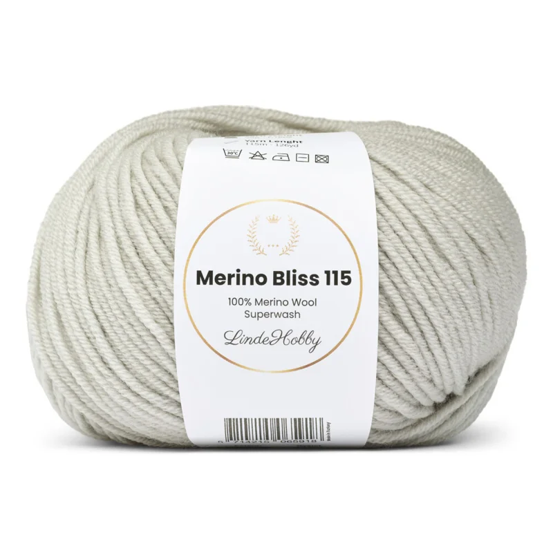 LindeHobby Merino Bliss 115 05 Grigio chiaro
