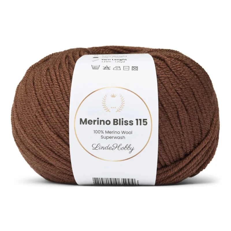 LindeHobby Merino Bliss 115 13 Cioccolato