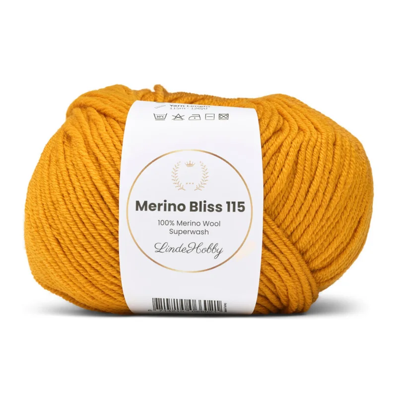 LindeHobby Merino Bliss 115 16 Senape