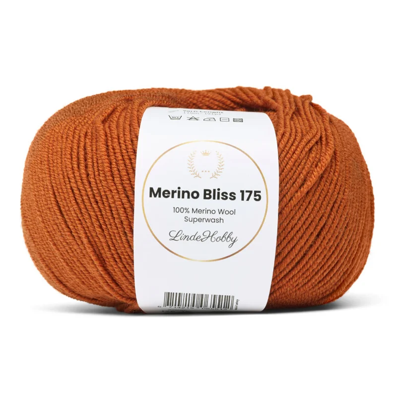 LindeHobby Merino Bliss 175 16 Bronzo arancione