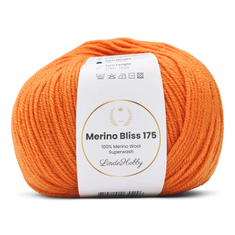Hobby Merino Bliss 175 17 Arancione bruciato