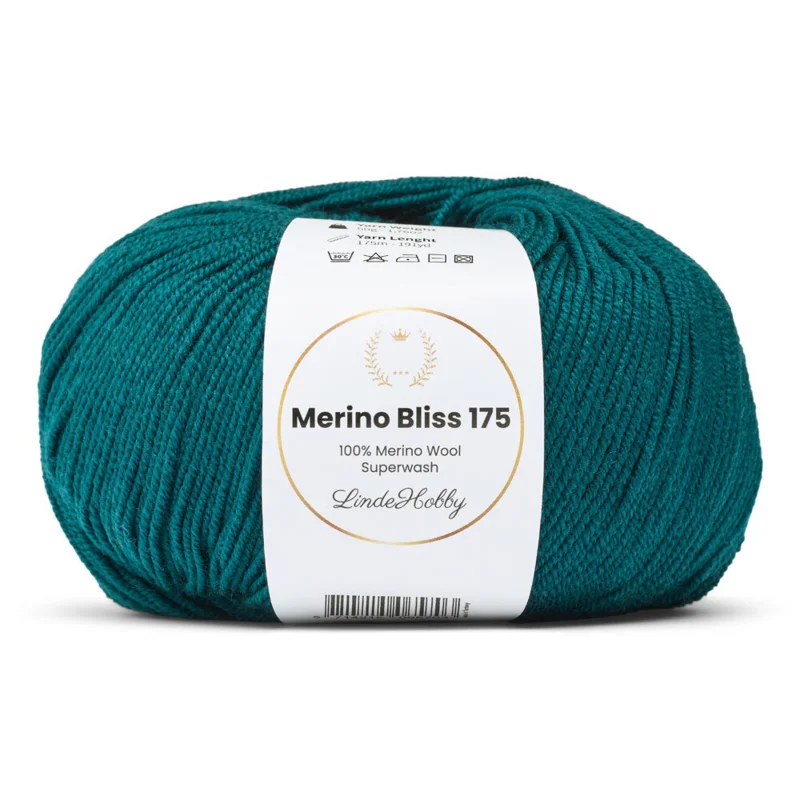 LindeHobby Merino Bliss 175 35 Verde teal scuro