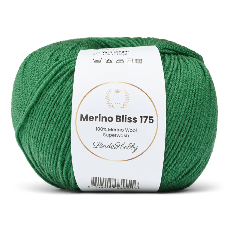 LindeHobby Merino Bliss 175 20 Verde malachite