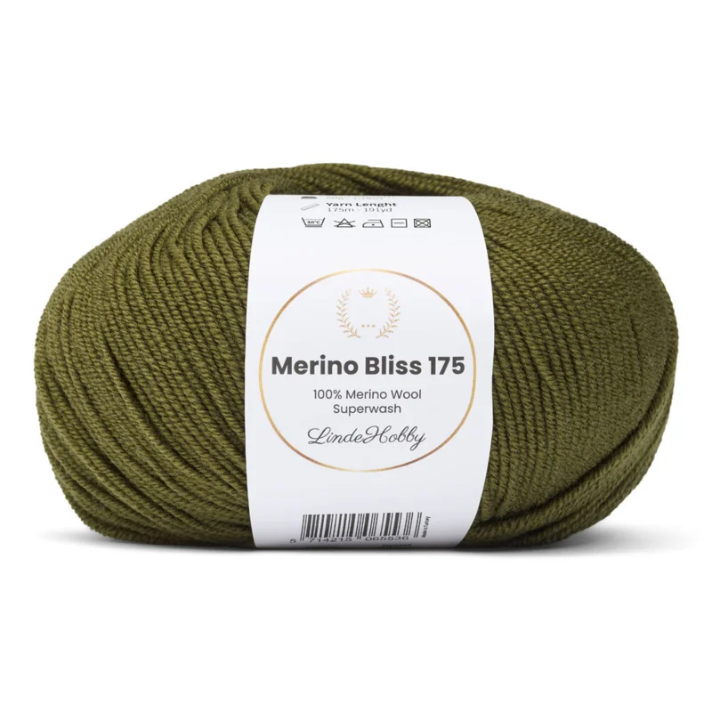 LindeHobby Merino Bliss 175 18 Verde militare