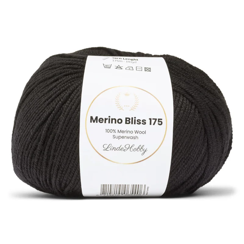 LindeHobby Merino Bliss 175 05 Nero