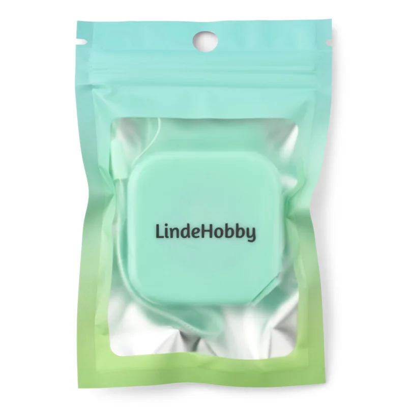 LindeHobby Metro a Nastro Quadrato Retrattile, 150 cm Verde