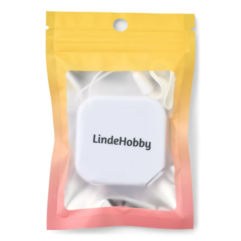 LindeHobby Metro a Nastro Quadrato Retrattile, 150 cm Bianco