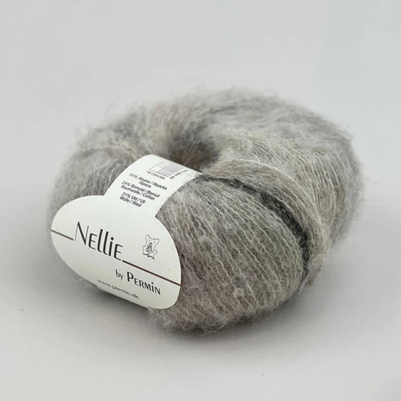 Permin Nellie 03 Beige/melanzana/marrone
