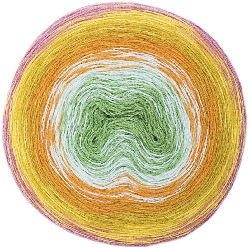 Rico Design Creative Wool Dégradé Super 6 10 Bacca-verde