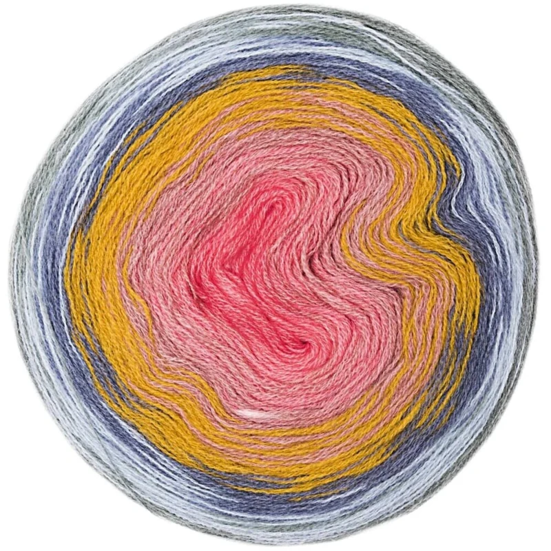 Rico Design Creative Wool Dégradé Super 6 11 Teal-fucsia