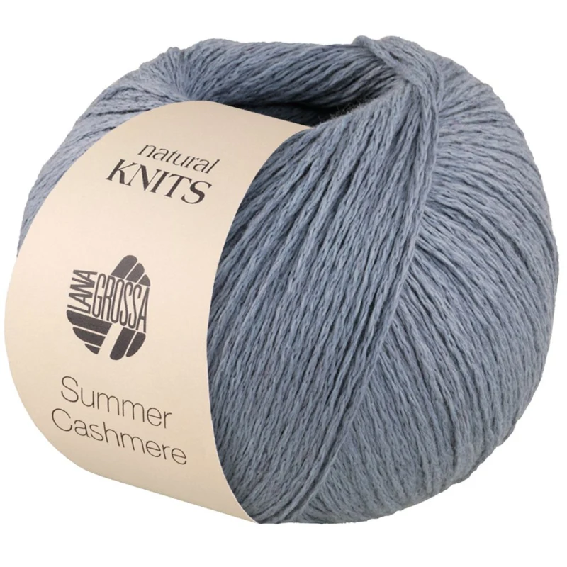 Lana Grossa Summer Cashmere 10 Blu grigiastro