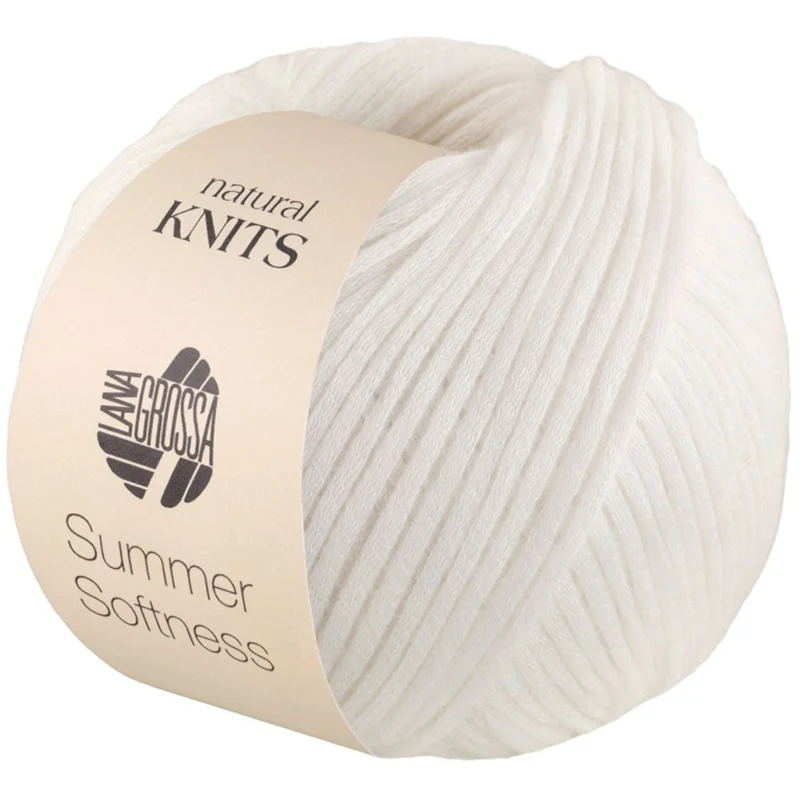 Lana Grossa Summer Softness 01 Bianco