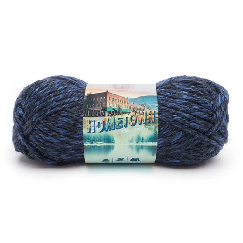 Lion Brand Hometown 135-224H Milwaukee Midnight