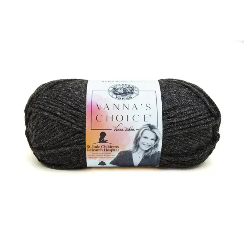 Lion Brand Vanna's Choice 860-404E Dark Grey Heather