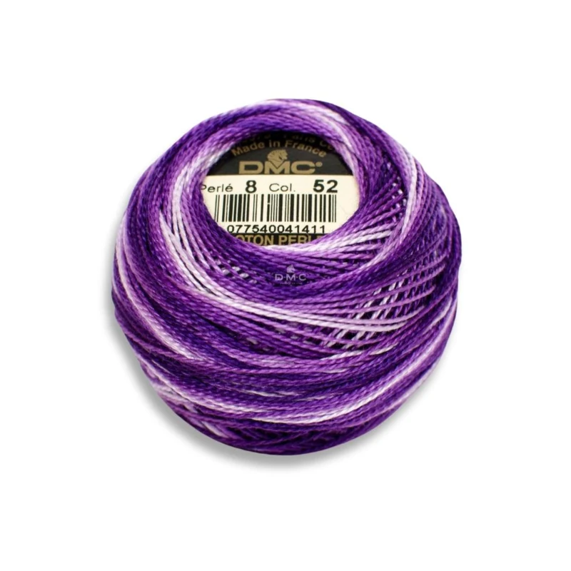 DMC Cotone Perlé 52 Viola mélange