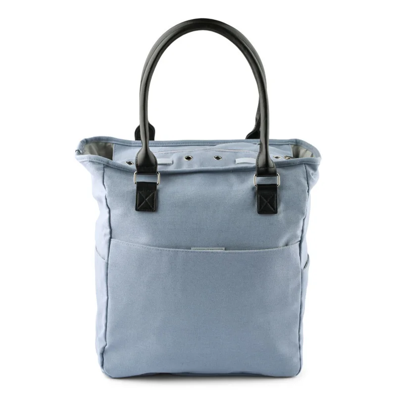 HobbyArts Borsa a tracolla con tasca con cerniera, grigio chiaro