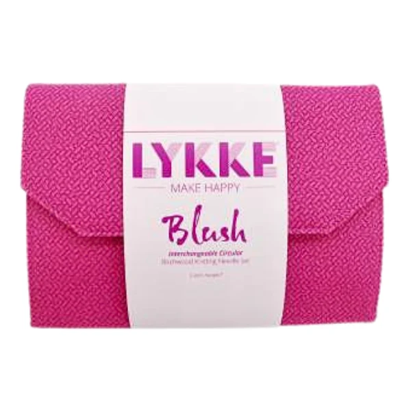 LYKKE Set di Ferri Circolari Componibili Blush, Magenta, 13 cm