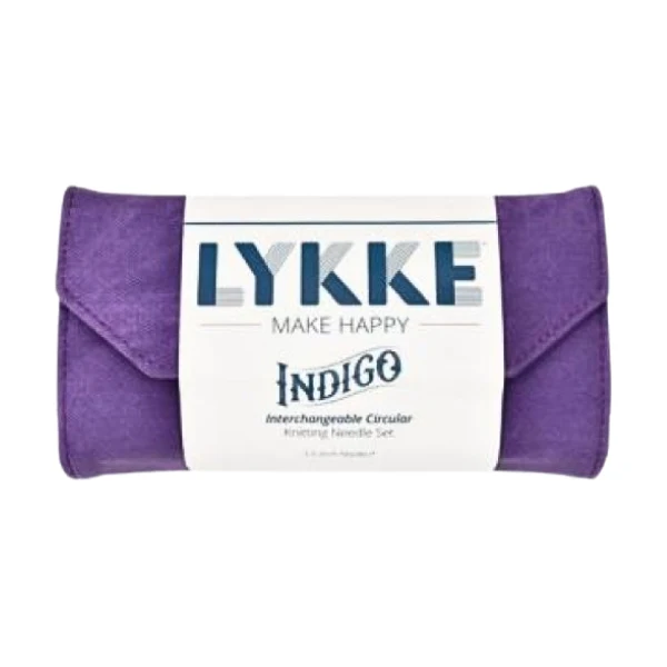LYKKE Set di Ferri Circolari Componibili Indigo, Violet, 9 cm
