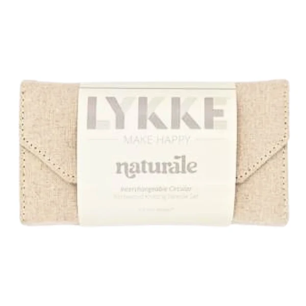 LYKKE Set di Ferri Circolari Componibili Naturale, Beige, 9 cm