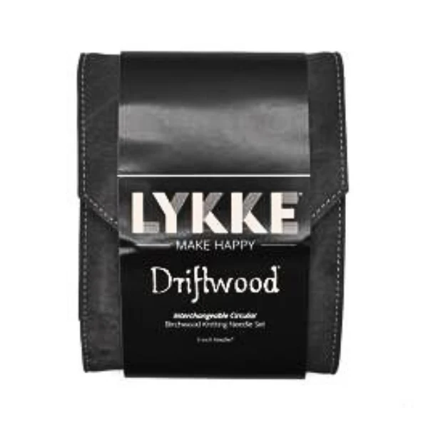 Set di Ferri Circolari Componibili LYKKE Driftwood, Starter Set, Grigio, 13 cm
