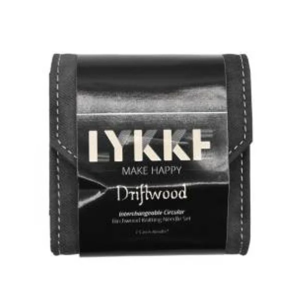 LYKKE Set di Ferri Circolari Combonibili Driftwood, Starter Set, Grigio, 9 cm
