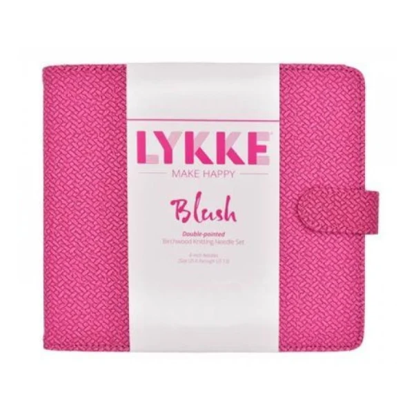 LYKKE Set di Ferri a Doppia Punta Blush, Magenta, 15 cm (4.00–9.00 mm)