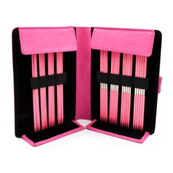 LYKKE Set di Ferri a Doppia Punta Blush, Fucsia, 15 cm (2.00-3.75 mm)