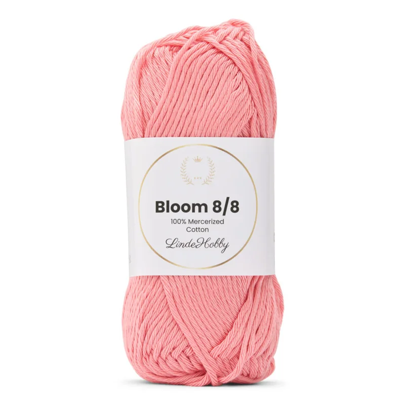 LindeHobby Bloom 8/8 Mercerized Cotton 11 Corallo