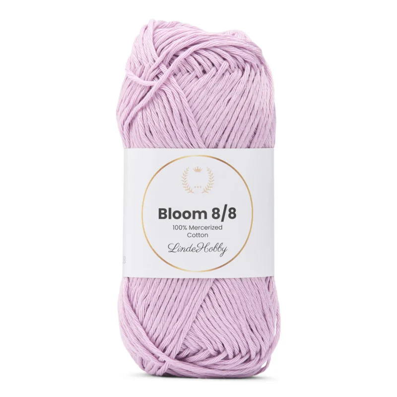 LindeHobby Bloom 8/8 Mercerized Cotton 26 Lilla brillante