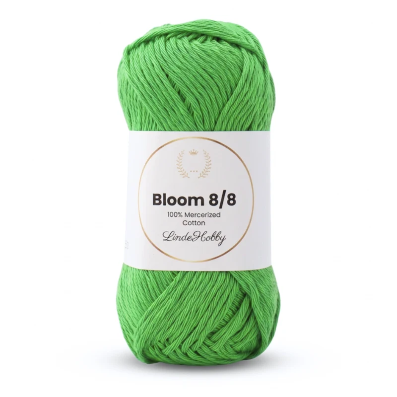 LindeHobby Bloom 8/8 Mercerized Cotton 38 Verde