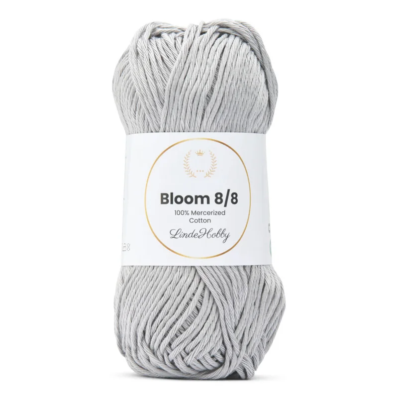 LindeHobby Bloom 8/8 Mercerized Cotton 03 Grigio