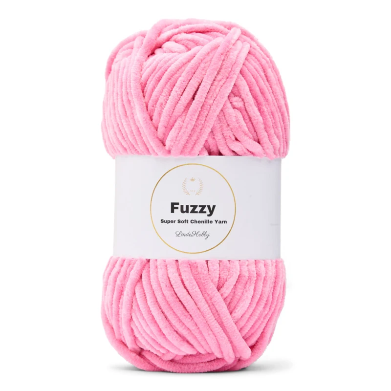 LindeHobby Fuzzy Chenille 14 Rosa scuro