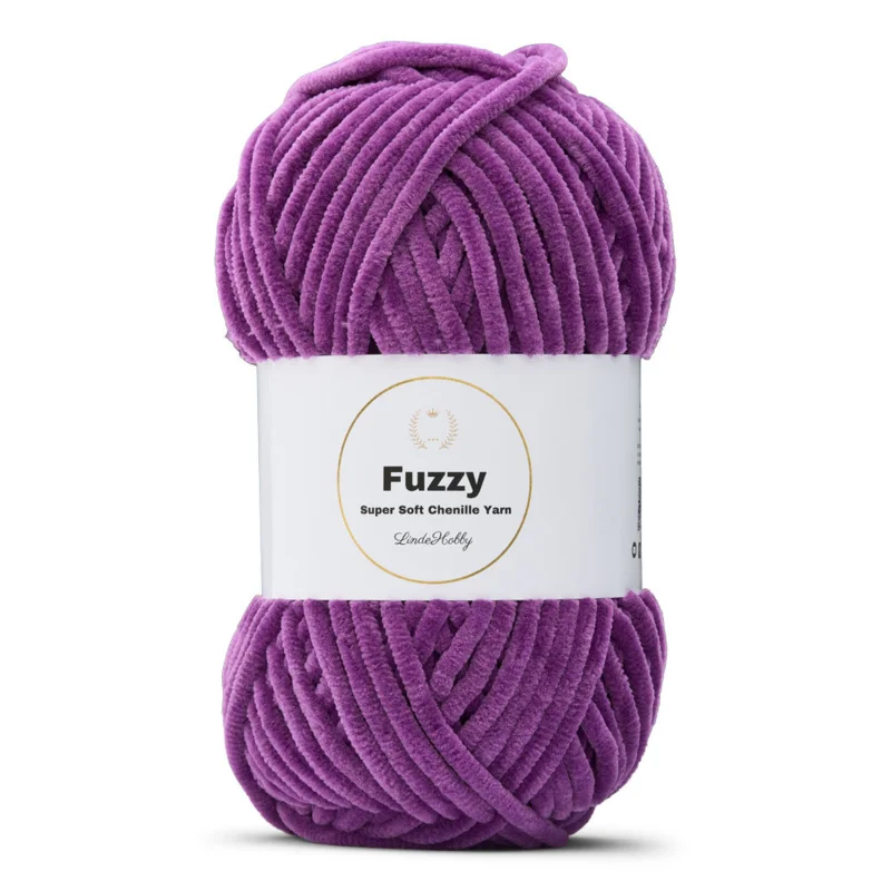 LindeHobby Fuzzy Chenille 40 Viola