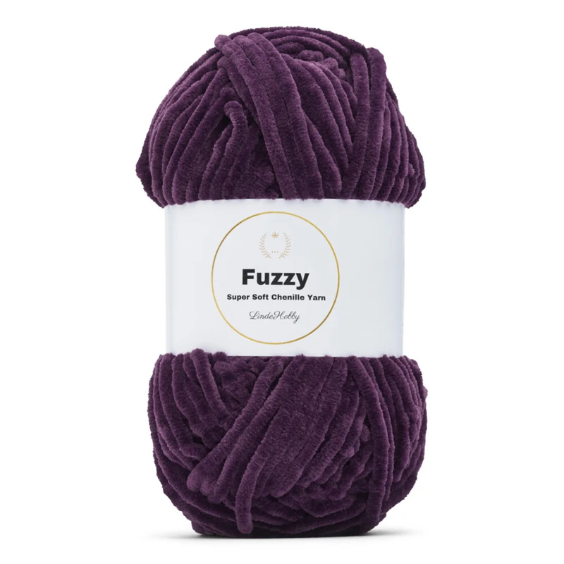 LindeHobby Fuzzy Chenille 15 Prugna