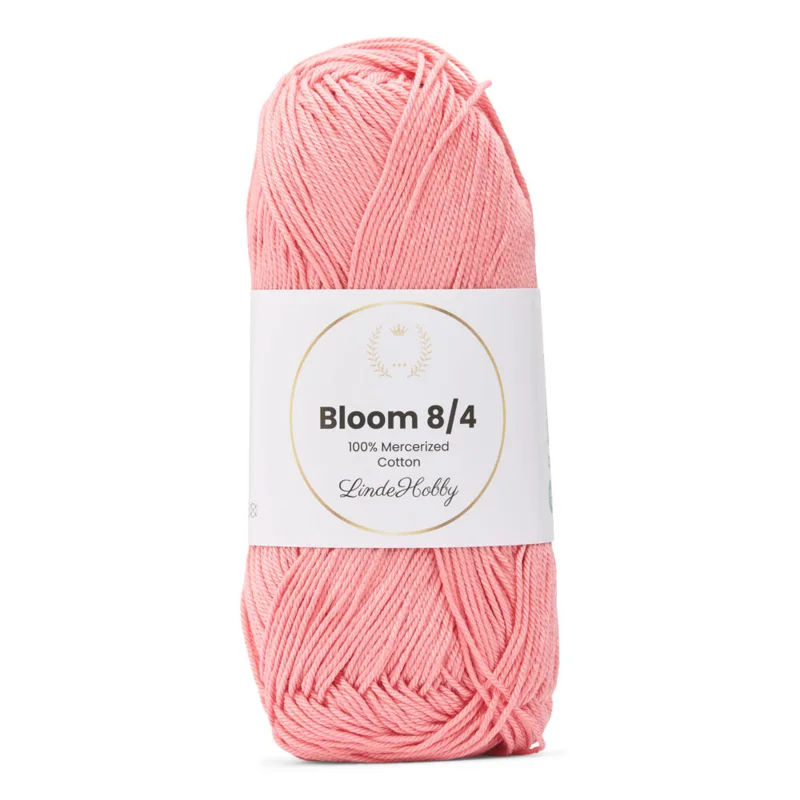 LindeHobby Bloom 8/4 Mercerized Cotton 11 Corallo