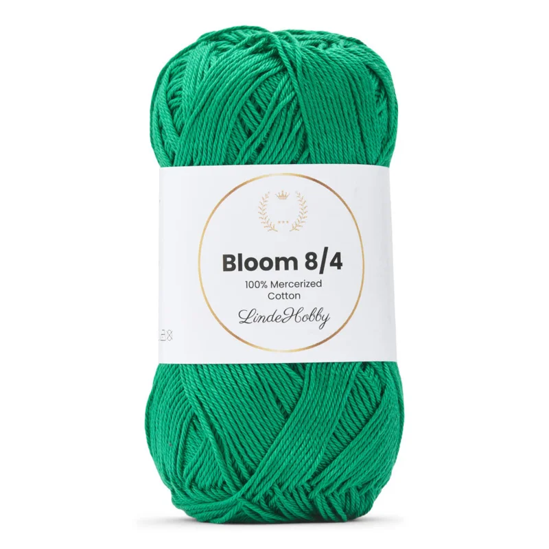 LindeHobby Bloom 8/4 Mercerized Cotton 33 Verde Benetton