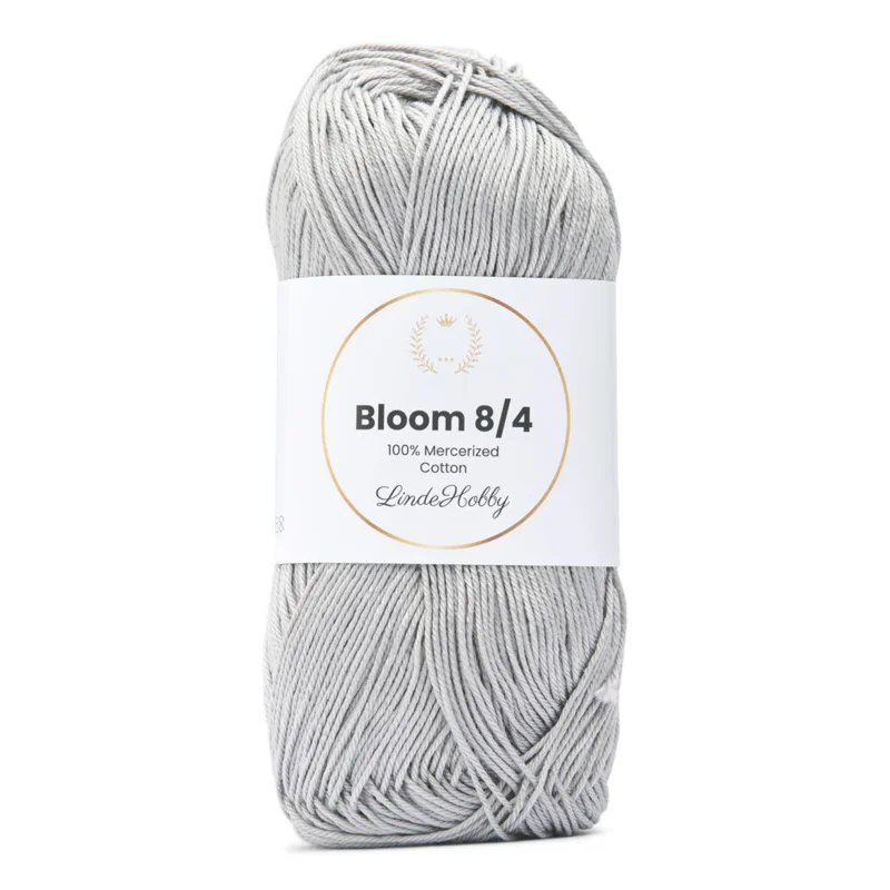 LindeHobby Bloom 8/4 Mercerized Cotton 03 Grigio