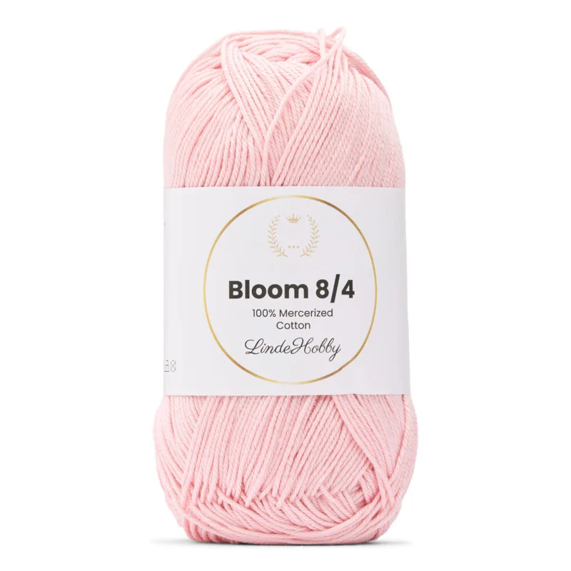 LindeHobby Bloom 8/4 Mercerized Cotton 09 Rosa chiaro