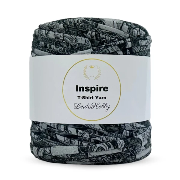 LindeHobby Inspire Print 89 Grigio con stampa nera