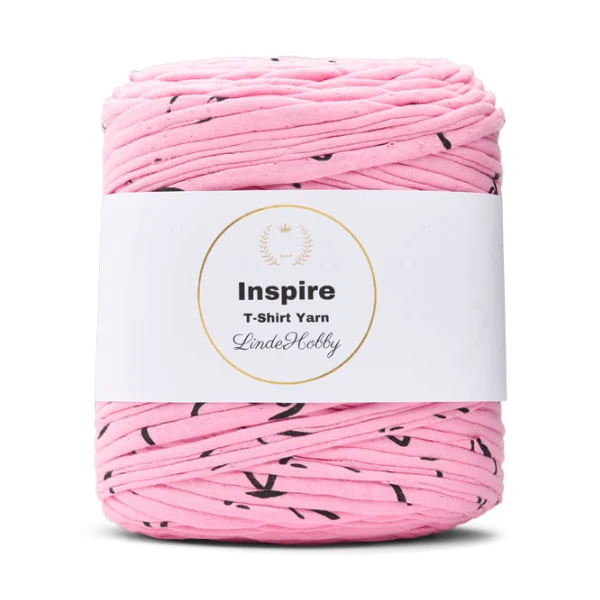 LindeHobby Inspire Print 173 Rosa con stampa nera