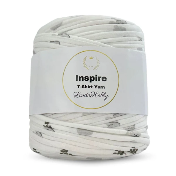 LindeHobby Inspire Print 58 Bianco con stampa animale