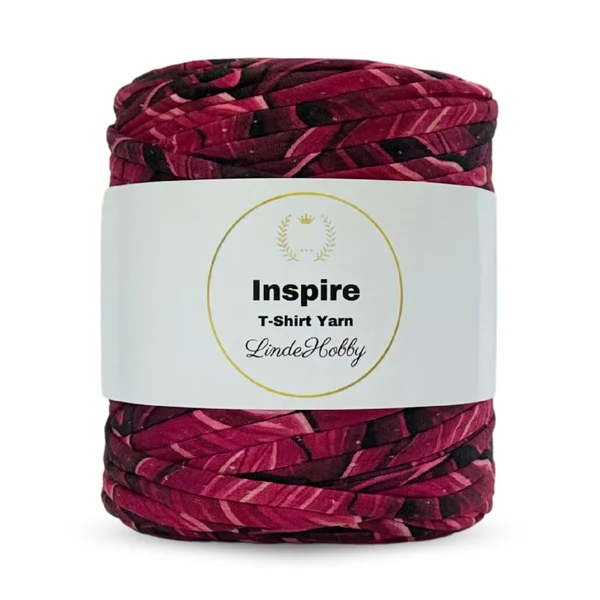 LindeHobby Inspire Print 141 Rosso con fiori