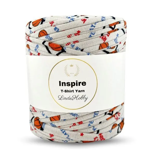 LindeHobby Inspire Print 20 Grigio con palloni da basket