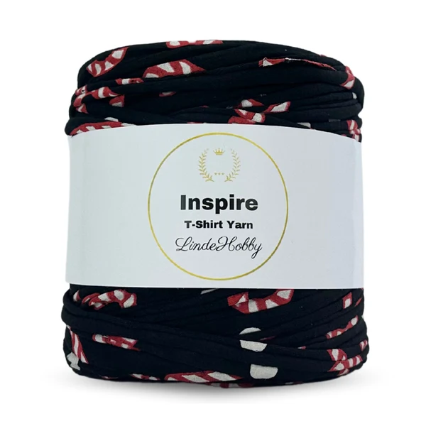 LindeHobby Inspire Print 107 Nero con bastoncini di zucchero