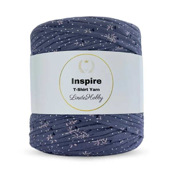 LindeHobby Inspire Print 63 Viola con fiori