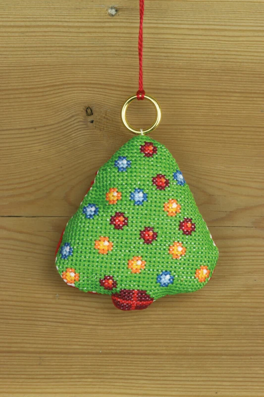 Kit da Ricamo Albero di Natale 8 x 8 cm