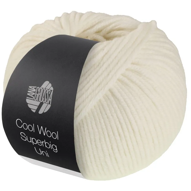 Lana Grossa Cool Wool Superbig 34 Bianco